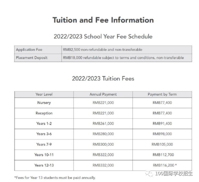 2022-2023年北京德威英國國際學(xué)校招生申請（附流程，學(xué)費）
