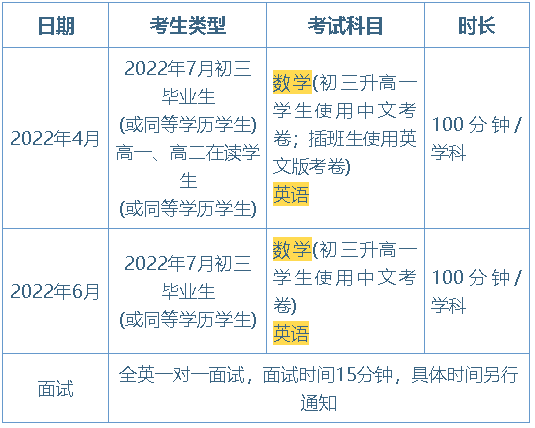 2022年華附AP招生簡章正式發(fā)布！共招生145人！